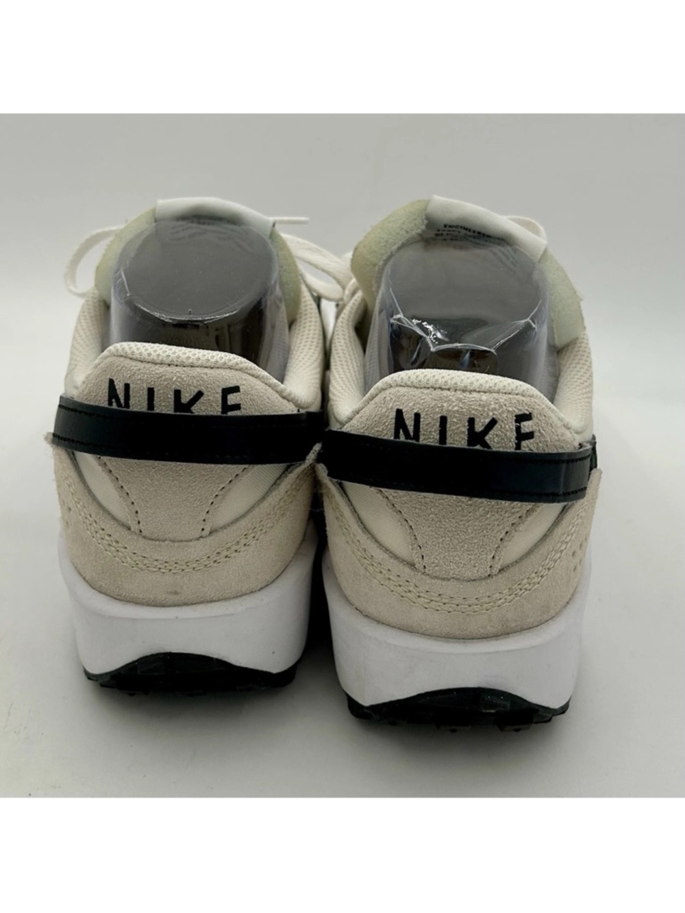 Nike Waffle Debut Sanddrift Phantom White, Black and Beige Classic Runner - Picture 6 of 8